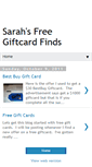 Mobile Screenshot of gimmethatfreegiftcard.blogspot.com