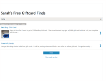 Tablet Screenshot of gimmethatfreegiftcard.blogspot.com