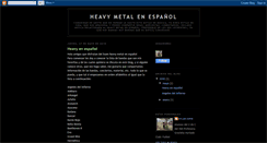 Desktop Screenshot of heavymetalenespanol.blogspot.com