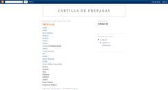 Desktop Screenshot of cartilladeprepagas.blogspot.com