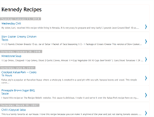 Tablet Screenshot of kennedyrecipes.blogspot.com