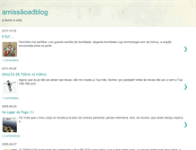 Tablet Screenshot of amissaoadblog-mteresamonteiro.blogspot.com