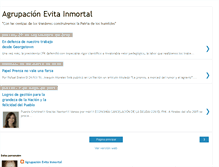 Tablet Screenshot of agrupacionevitainmortal.blogspot.com