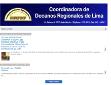 Tablet Screenshot of coreproflima.blogspot.com