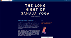 Desktop Screenshot of long-night-of-yoga.blogspot.com