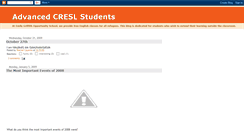 Desktop Screenshot of cresl.blogspot.com