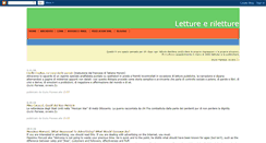 Desktop Screenshot of letture.blogspot.com