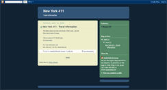 Desktop Screenshot of newyork411.blogspot.com