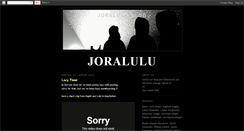 Desktop Screenshot of joralulu.blogspot.com