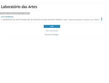 Tablet Screenshot of laboratoriodasartes.blogspot.com