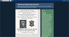 Desktop Screenshot of patrolmankennethbellmemorial.blogspot.com