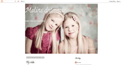 Desktop Screenshot of malinsdrommar.blogspot.com