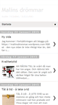 Mobile Screenshot of malinsdrommar.blogspot.com