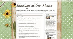 Desktop Screenshot of blessingsatourhouse.blogspot.com