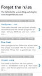 Mobile Screenshot of forgettherules.blogspot.com