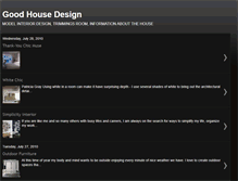 Tablet Screenshot of goodhousedesign.blogspot.com