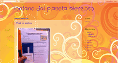 Desktop Screenshot of lontanodalpianetasilenzioso.blogspot.com