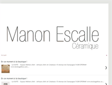 Tablet Screenshot of escallemanon.blogspot.com