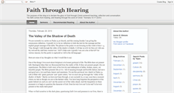 Desktop Screenshot of faiththroughhearing.blogspot.com