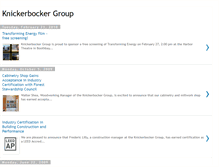 Tablet Screenshot of knickerbockergroup.blogspot.com