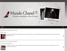 Tablet Screenshot of mundochanel5.blogspot.com