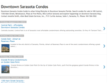 Tablet Screenshot of downtownsarasota-condos.blogspot.com