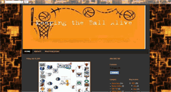 Desktop Screenshot of keepingtheballalive.blogspot.com