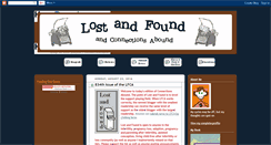 Desktop Screenshot of lostandfoundandconnectionsabound.blogspot.com