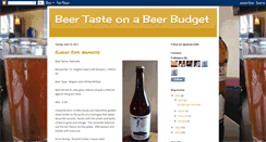Desktop Screenshot of beertastebeerbudget.blogspot.com