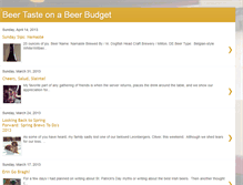 Tablet Screenshot of beertastebeerbudget.blogspot.com