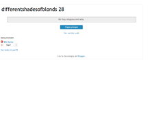 Tablet Screenshot of differentshadesofblonds.blogspot.com