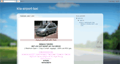 Desktop Screenshot of klia-airport-taxi.blogspot.com