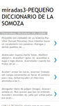 Mobile Screenshot of miradas3-diccionariosomoza.blogspot.com