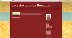 Desktop Screenshot of bonanzleauctions.blogspot.com