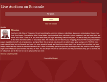 Tablet Screenshot of bonanzleauctions.blogspot.com