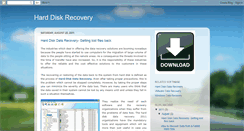 Desktop Screenshot of harddiskrecoverysoftwares.blogspot.com