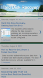 Mobile Screenshot of harddiskrecoverysoftwares.blogspot.com