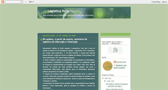 Desktop Screenshot of logisticamente.blogspot.com