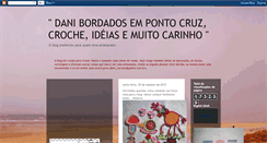 Desktop Screenshot of danibordadosempontocruz.blogspot.com