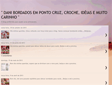 Tablet Screenshot of danibordadosempontocruz.blogspot.com