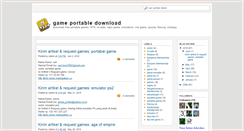 Desktop Screenshot of game-portable.blogspot.com