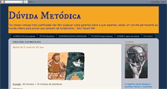 Desktop Screenshot of duvida-metodica.blogspot.com