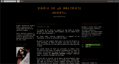 Desktop Screenshot of diariomaltratoinfantil.blogspot.com