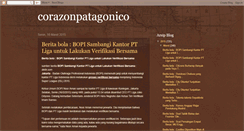 Desktop Screenshot of corazonpatagonico.blogspot.com