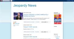 Desktop Screenshot of jeopardy-news.blogspot.com