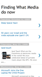 Mobile Screenshot of findingmedia.blogspot.com