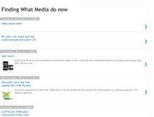 Tablet Screenshot of findingmedia.blogspot.com