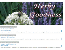 Tablet Screenshot of herbygoodness.blogspot.com