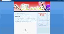 Desktop Screenshot of musicsmusics.blogspot.com