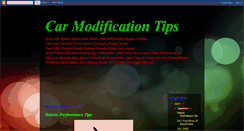 Desktop Screenshot of carmodification-tips.blogspot.com